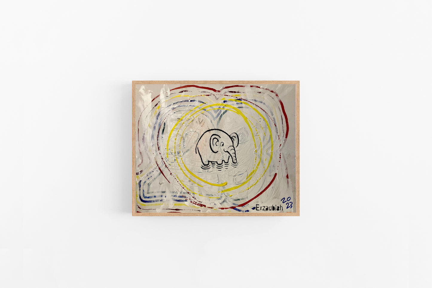 'The Elephant' - ORIGINAL painting- Canvas £85,950